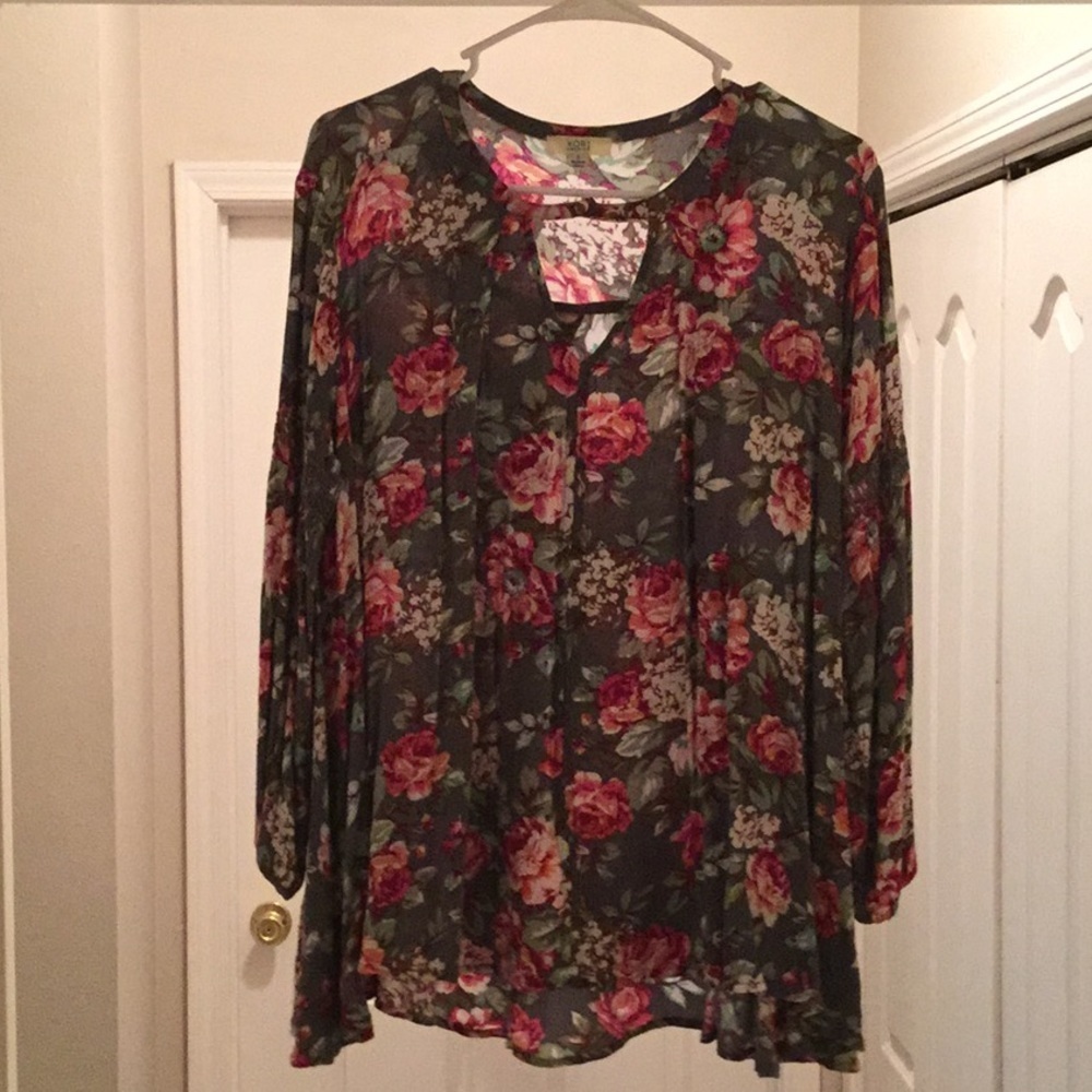 Floral tunic